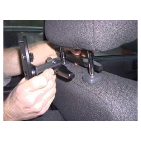 Brodit Headrest mount with monitor